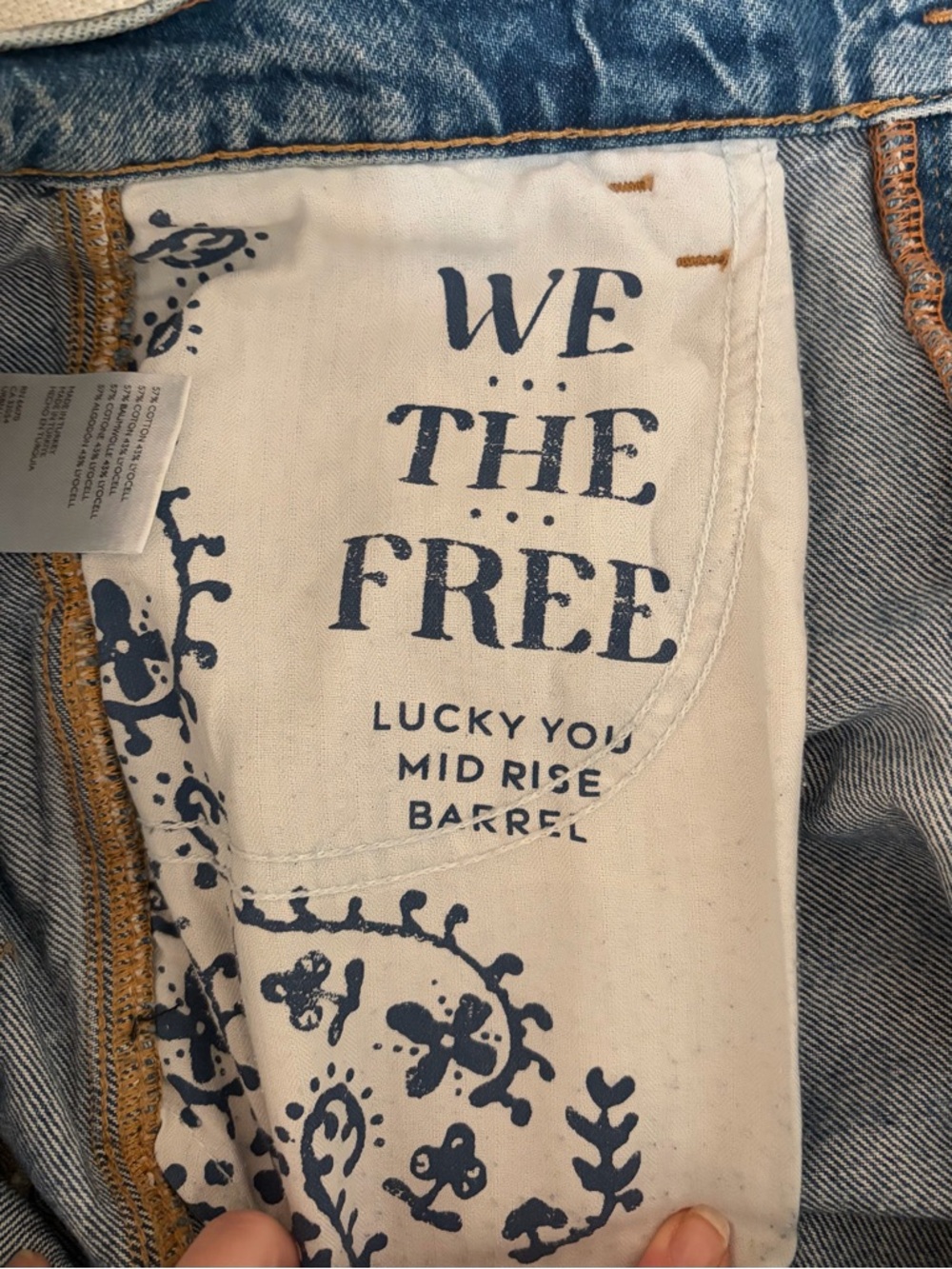 Free people barrel Jean sz 27 - Picture 9 of 9